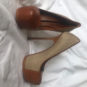 Yves Saint Laurent 4 inch heels.